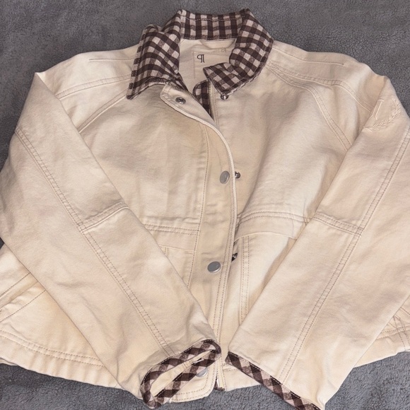 Anthropologie The Lexie Cropped Workwear Jacket by Pilcro - Picture 3 of 4